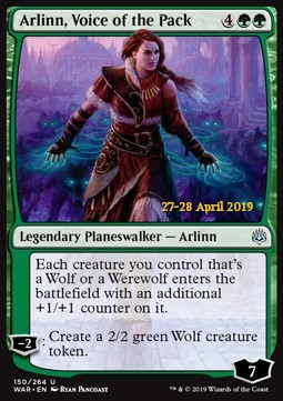 Arlinn, Voice of the Pack⁣ - War of the Spark: Extras⁣ (Uncommon)⁣ [150]