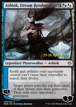 Ashiok, Dream Render⁣ - War of the Spark: Extras⁣ (Uncommon)⁣ [228]