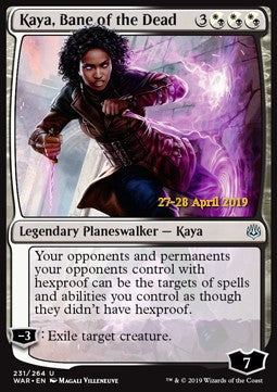 Kaya, Bane of the Dead⁣ - War of the Spark: Extras⁣ (Uncommon)⁣ [231]