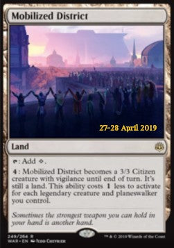 Mobilized District⁣ - War of the Spark: Extras⁣ (Rare)⁣ [249]