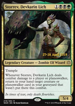 Storrev, Devkarin Lich⁣ - War of the Spark: Extras⁣ (Rare)⁣ [219]