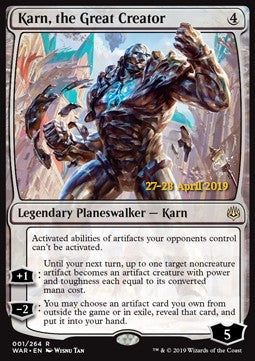 Karn, the Great Creator (V.1)⁣ - War of the Spark: Extras⁣ (Rare)⁣ [1]
