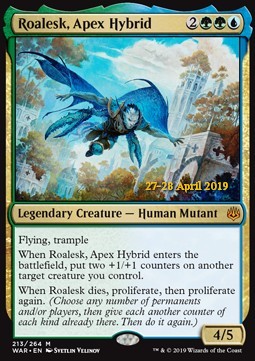 Roalesk, Apex Hybrid⁣ - War of the Spark: Extras⁣ (Mythic)⁣ [213]