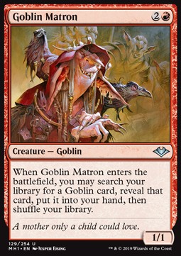Goblin Matron⁣ - Modern Horizons⁣ (Uncommon)⁣ [129]