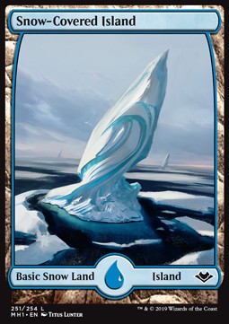 Snow-Covered Island⁣ - Modern Horizons⁣ (Land)⁣ [251]