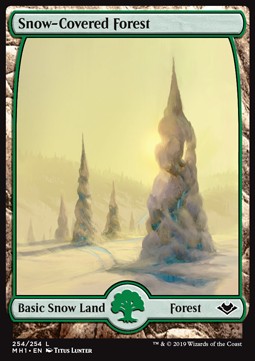 Snow-Covered Forest⁣ - Modern Horizons⁣ (Land)⁣ [254]