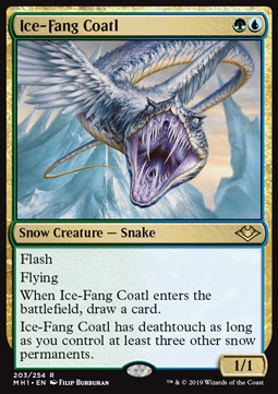 Ice-Fang Coatl⁣ - Modern Horizons⁣ (Rare)⁣ [203]