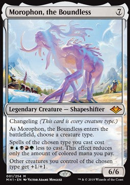 Morophon, the Boundless⁣ - Modern Horizons⁣ (Mythic)⁣ [1]