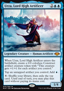 Urza, Lord High Artificer⁣ - Modern Horizons⁣ (Mythic)⁣ [75]
