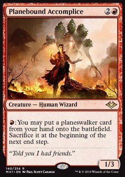 Planebound Accomplice⁣ - Modern Horizons⁣ (Rare)⁣ [140]