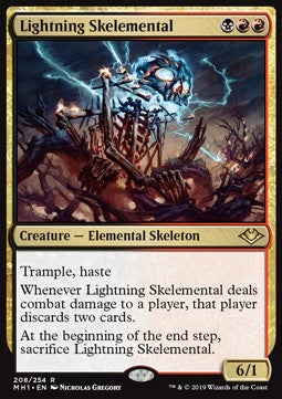 Lightning Skelemental⁣ - Modern Horizons⁣ (Rare)⁣ [208]