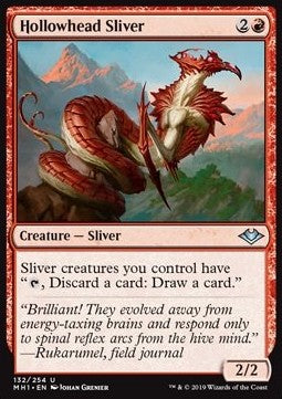 Hollowhead Sliver⁣ - Modern Horizons⁣ (Uncommon)⁣ [132]