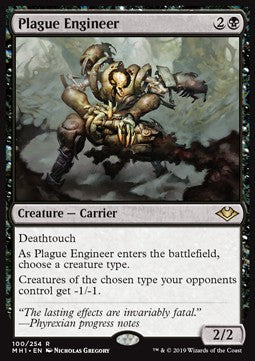 Plague Engineer⁣ - Modern Horizons⁣ (Rare)⁣ [100]