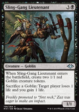 Sling-Gang Lieutenant⁣ - Modern Horizons⁣ (Uncommon)⁣ [108]