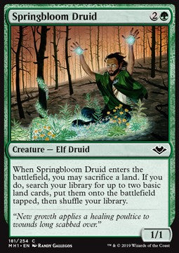 Springbloom Druid⁣ - Modern Horizons⁣ (Common)⁣ [181]