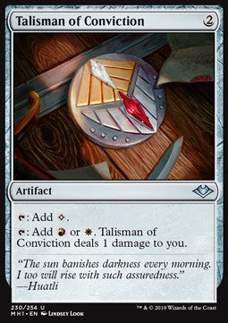 Talisman of Conviction⁣ - Modern Horizons⁣ (Uncommon)⁣ [230]