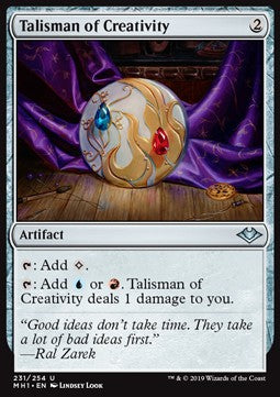 Talisman of Creativity⁣ - Modern Horizons⁣ (Uncommon)⁣ [231]