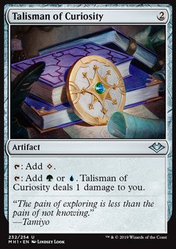 Talisman of Curiosity⁣ - Modern Horizons⁣ (Uncommon)⁣ [232]
