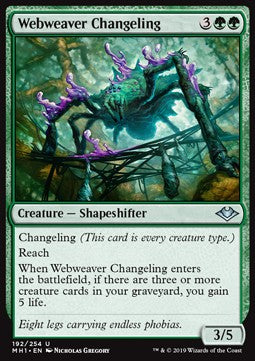 Webweaver Changeling⁣ - Modern Horizons⁣ (Uncommon)⁣ [192]