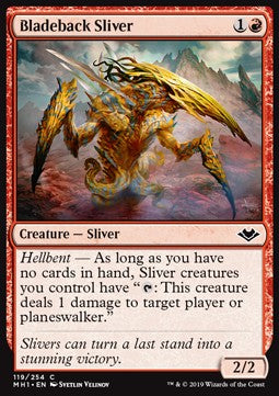 Bladeback Sliver⁣ - Modern Horizons⁣ (Common)⁣ [119]