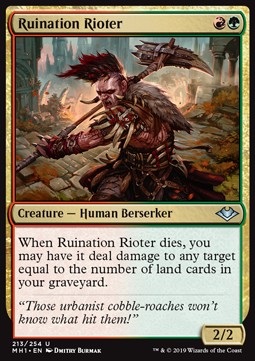 Ruination Rioter⁣ - Modern Horizons⁣ (Uncommon)⁣ [213]