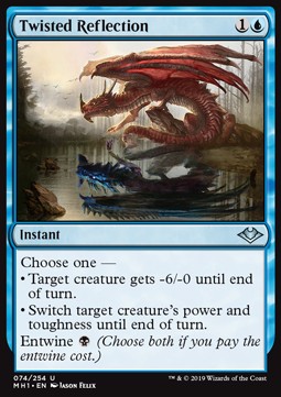 Twisted Reflection⁣ - Modern Horizons⁣ (Uncommon)⁣ [74]