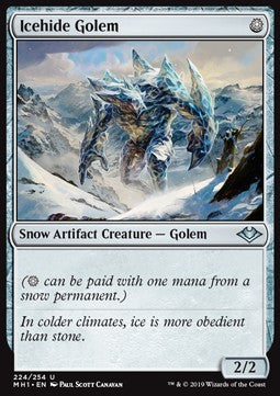 Icehide Golem⁣ - Modern Horizons⁣ (Uncommon)⁣ [224]