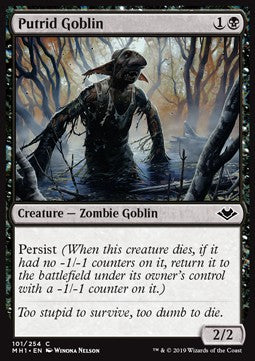 Putrid Goblin⁣ - Modern Horizons⁣ (Common)⁣ [101]