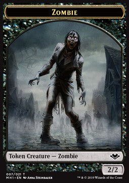 Zombie Token (Black 2/2)⁣ - Modern Horizons⁣ (Token)⁣ [T07]