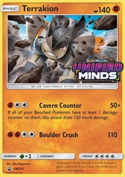 Terrakion⁣ - SM Black Star Promos⁣ (Promo)⁣ [205]