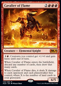 Cavalier of Flame⁣ - Core 2020⁣ (Mythic)⁣ [125]