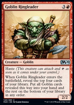 Goblin Ringleader⁣ - Core 2020⁣ (Uncommon)⁣ [143]
