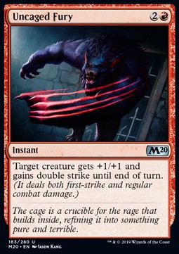 Uncaged Fury⁣ - Core 2020⁣ (Uncommon)⁣ [163]