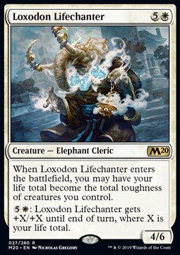 Loxodon Lifechanter⁣ - Core 2020⁣ (Rare)⁣ [27]