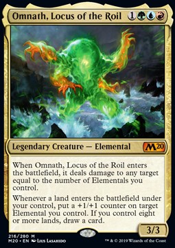 Omnath, Locus of the Roil⁣ - Core 2020⁣ (Mythic)⁣ [216]