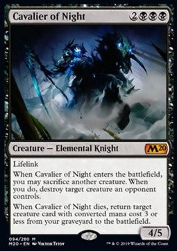 Cavalier of Night⁣ - Core 2020⁣ (Mythic)⁣ [94]