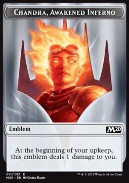 Chandra, Awakened Inferno Emblem⁣ - Core 2020⁣ (Token)⁣ [T11]
