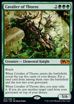 Cavalier of Thorns⁣ - Core 2020⁣ (Mythic)⁣ [167]