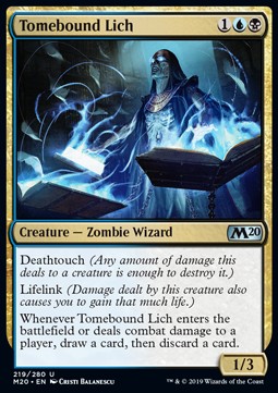 Tomebound Lich⁣ - Core 2020⁣ (Uncommon)⁣ [219]