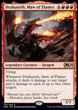 Drakuseth, Maw of Flames⁣ - Core 2020⁣ (Rare)⁣ [136]