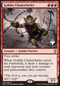 Goblin Chainwhirler⁣ - Core 2020: Extras⁣ (Rare)⁣ [129]