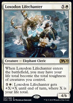 Loxodon Lifechanter (V.1)⁣ - Core 2020: Extras⁣ (Rare)⁣ [27]