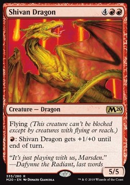 Shivan Dragon⁣ - Core 2020: Extras⁣ (Rare)⁣ [335]