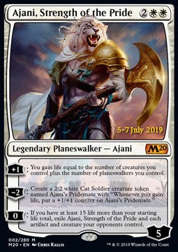 Ajani, Strength of the Pride (V.2)⁣ - Core 2020: Extras⁣ (Mythic)⁣ [2]