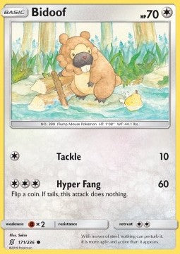Bidoof⁣ - Unified Minds⁣ (Common)⁣ [171]
