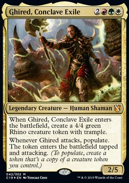Ghired, Conclave Exile (V.1)⁣ - Commander 2019⁣ (Mythic)⁣ [42]