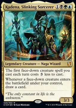 Kadena, Slinking Sorcerer (V.1)⁣ - Commander 2019⁣ (Mythic)⁣ [45]