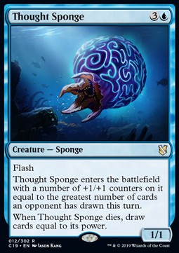 Thought Sponge⁣ - Commander 2019⁣ (Rare)⁣ [12]