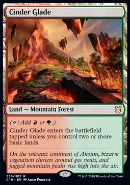 Cinder Glade⁣ - Commander 2019⁣ (Rare)⁣ [236]