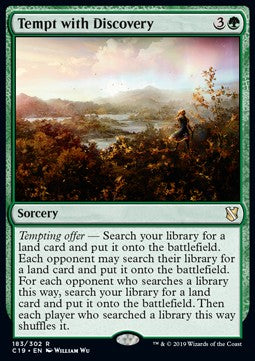 Tempt with Discovery⁣ - Commander 2019⁣ (Rare)⁣ [183]